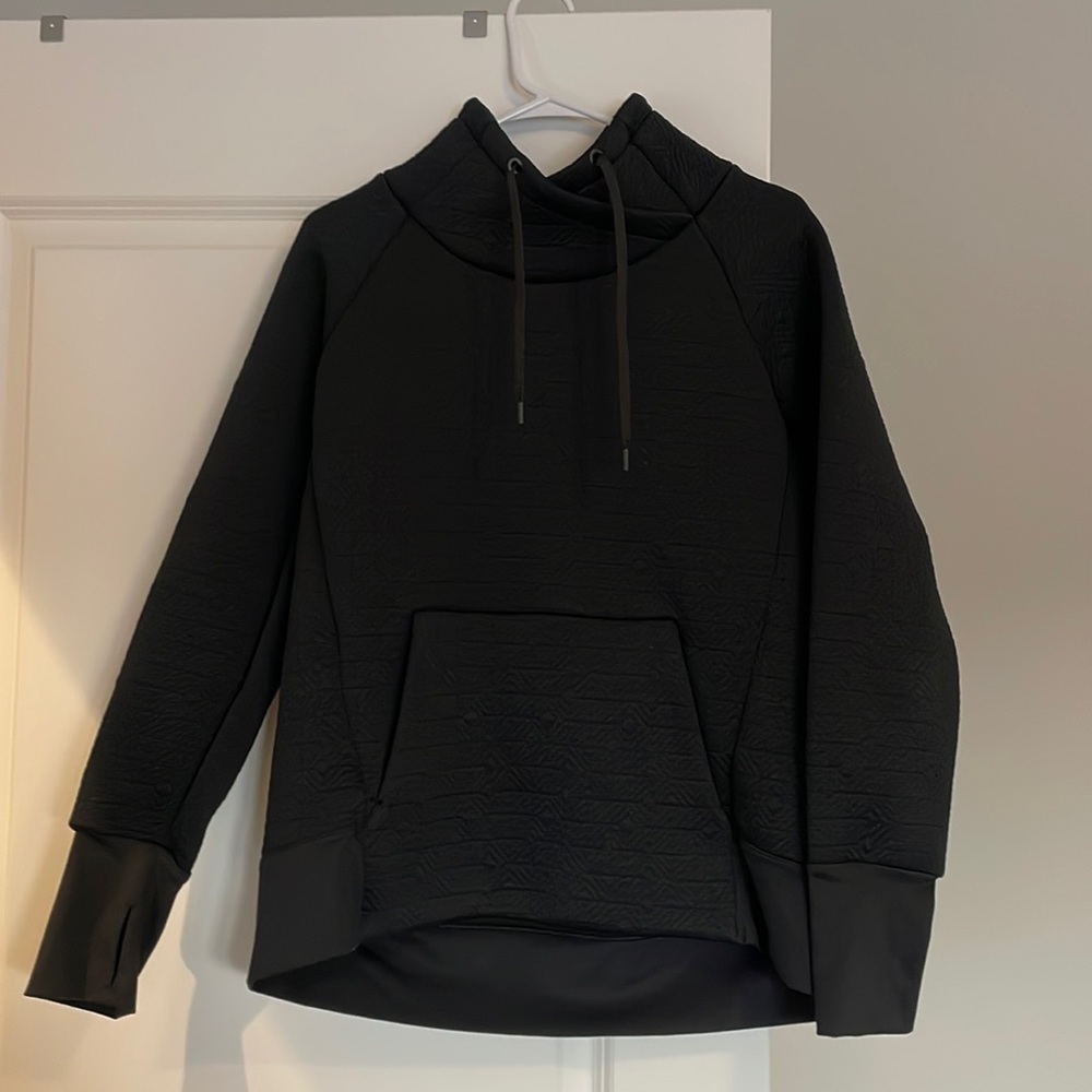 Athleta cowlneck black hoodie